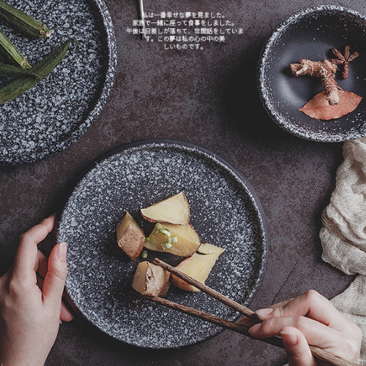 12吋厚唇圓盤 | 5色 | 直徑25~30 cm 陶瓷 圓淺盤