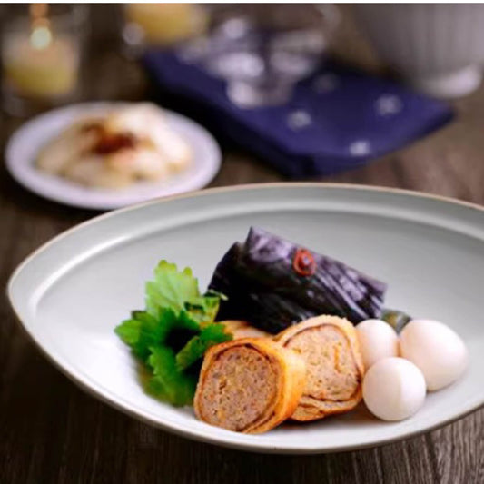 手工葉形陶瓷深盤 | 五色 | 26 cm 陶瓷 深盤