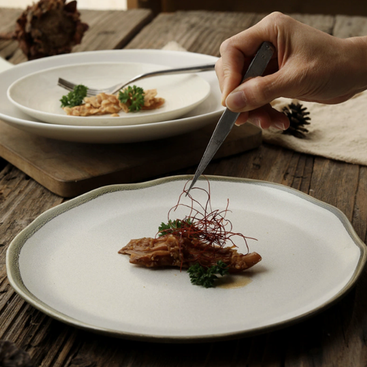 訂製品牌咖啡店餐廳餐具_天際系列_圓盤