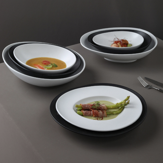 訂製品牌咖啡店餐廳餐具_岩石系列_圓碗