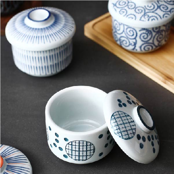 茶碗蒸碗 | 圓點 | 口徑7.8 cm 陶瓷 小碗 - 好生活實驗所