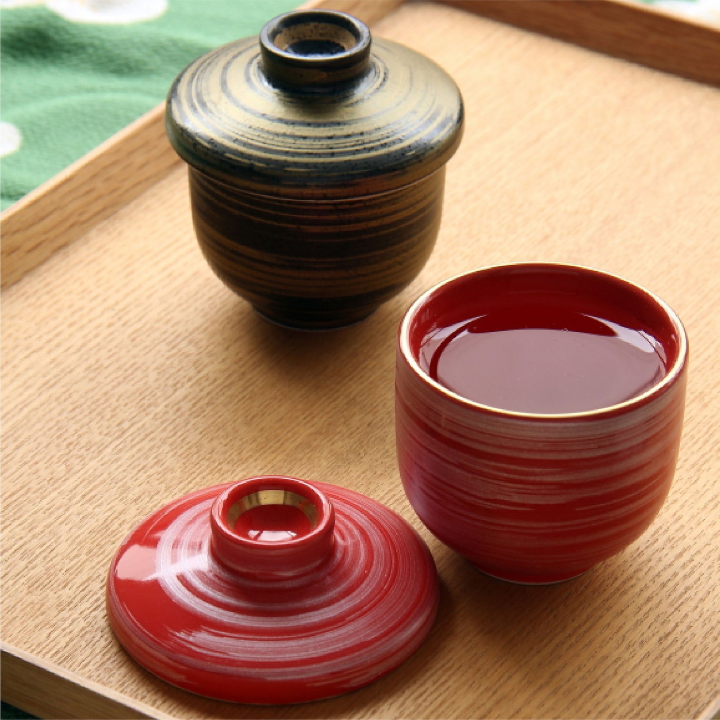 彩釉日式茶碗蒸碗 | 黑 | 口徑6.8 cm 陶瓷 小碗