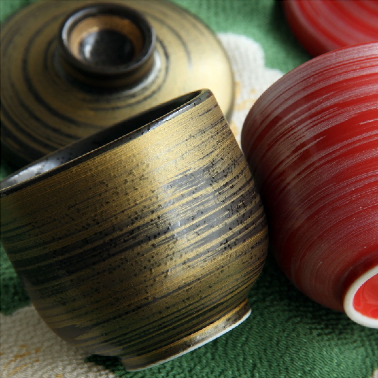 彩釉日式茶碗蒸碗 | 黑 | 口徑6.8 cm 陶瓷 小碗