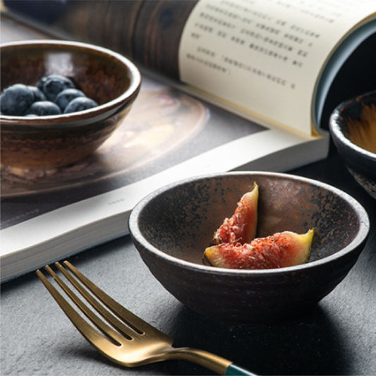 美光燒小菜碟 | 熱情烈火 | 9 cm 陶瓷 圓碟