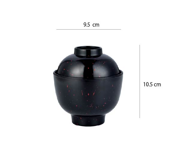 日式吸物蓋碗 | 花火 | 口徑9.5 cm 食品級ABS 小碗 - 好生活實驗所