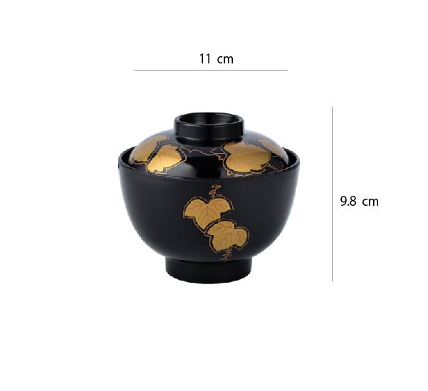 日式吸物蓋碗 | 金葡萄藤 | 口徑11 cm 食品級ABS 大碗 - 好生活實驗所