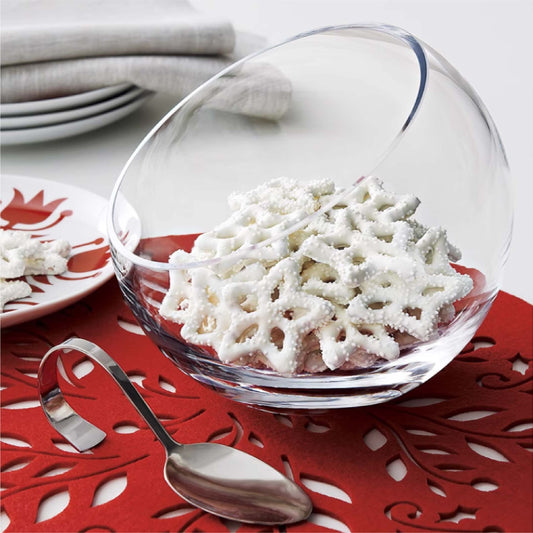 斜口水晶玻璃碗 | 透明 | 直徑15.5~23 cm 玻璃 醬料碗