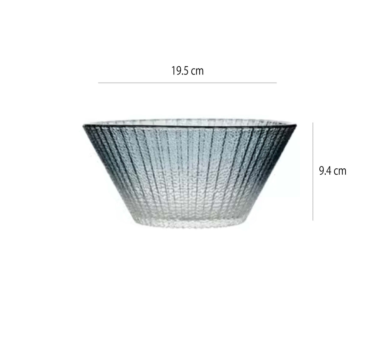 極光冰玻璃碗 | 3色 | 直徑19.5 cm 玻璃 碗 - 好生活實驗所
