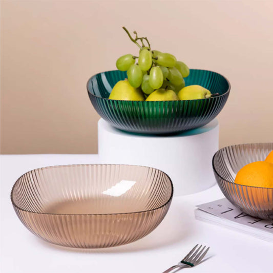 PET豎紋大方碗 | 6色 | 直徑23 cm PET 正方碗