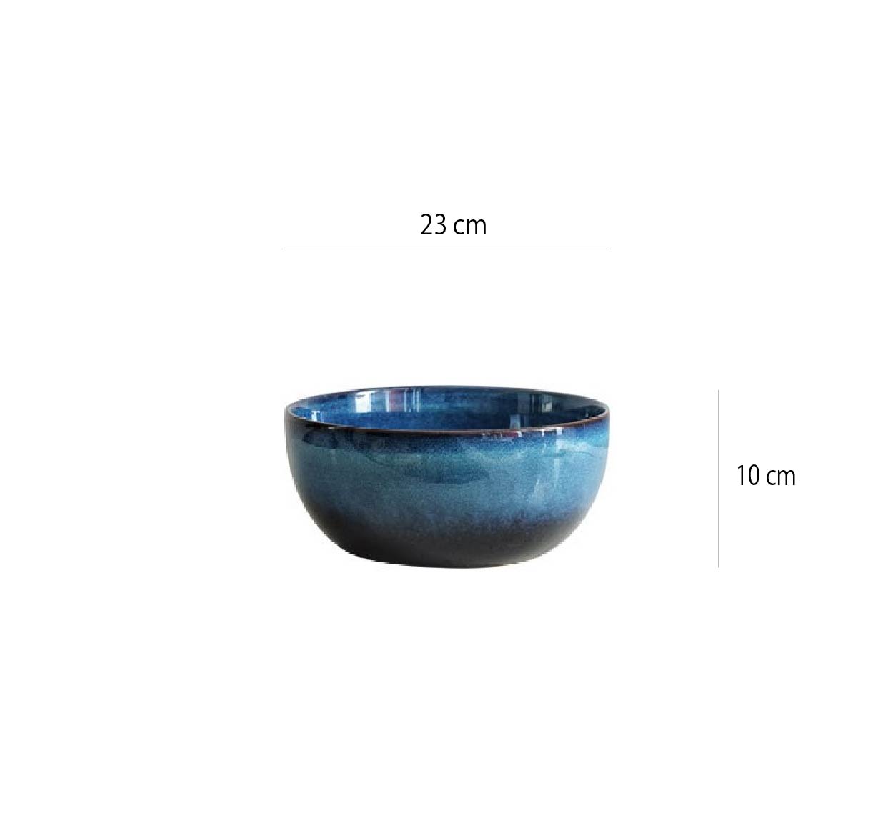 窯變釉太陽系圓碗 | 5色 | 直徑23*10 cm | 陶瓷 碗 - 好生活實驗所