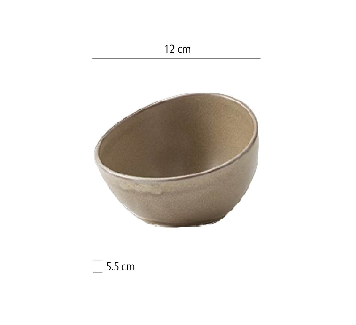 窯變釉陶瓷斜口碗 | 2色 | 口徑 10~16 cm 陶瓷 斜口碗 - 好生活實驗所
