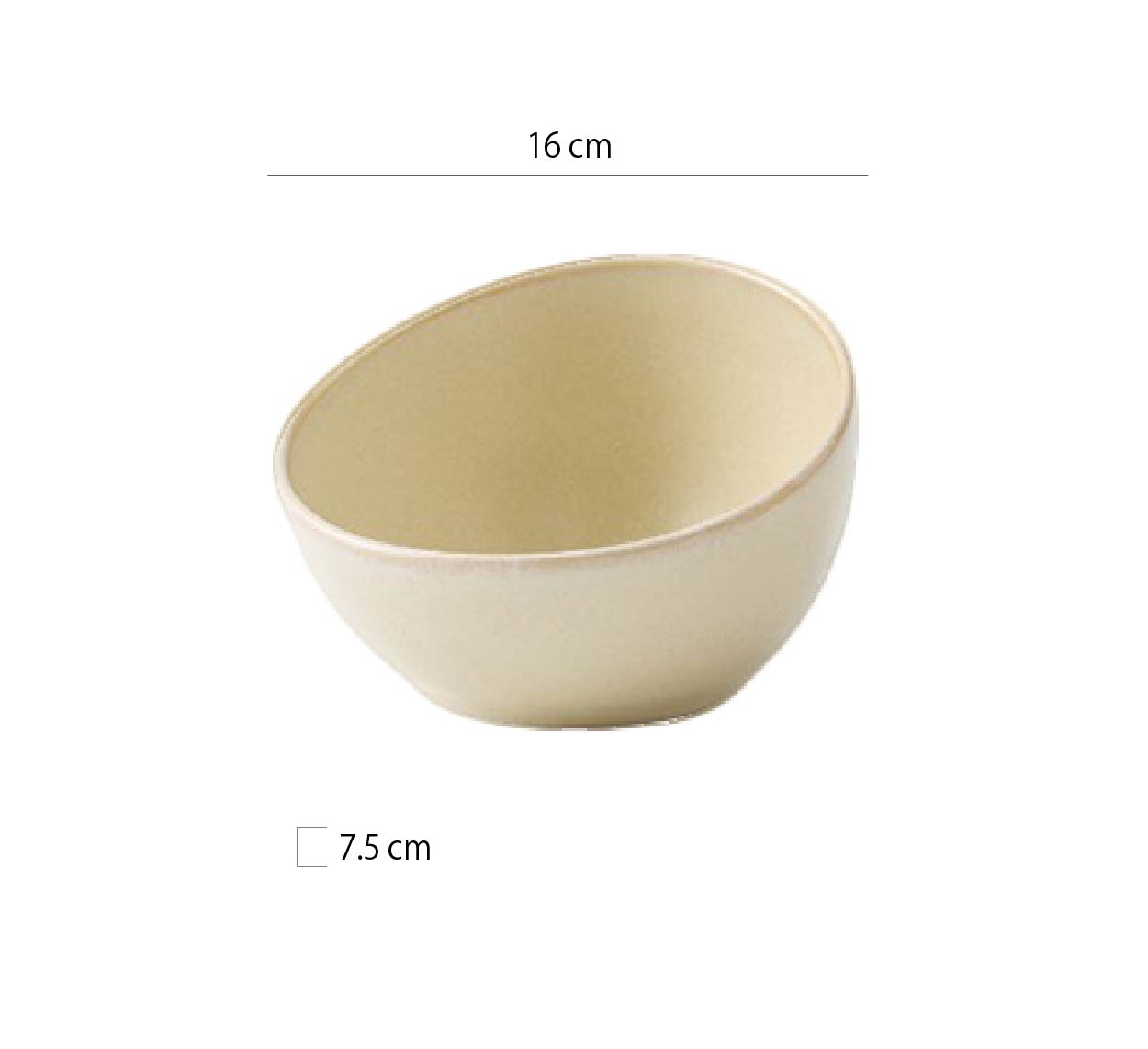 窯變釉陶瓷斜口碗 | 2色 | 口徑 10~16 cm 陶瓷 斜口碗 - 好生活實驗所