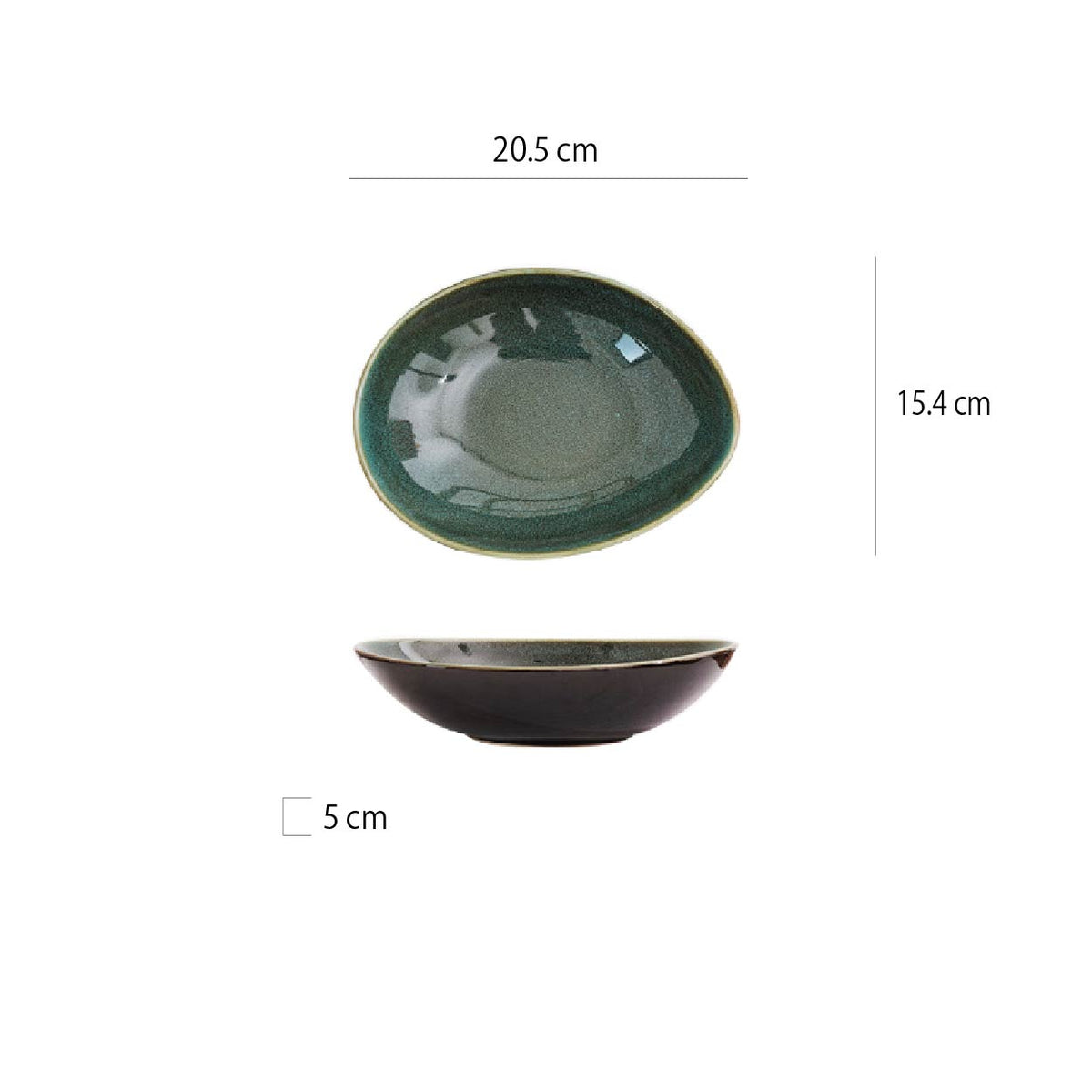 蛋型碗 | 5色 | 20.5cm 陶瓷 圓碗 - 好生活實驗所