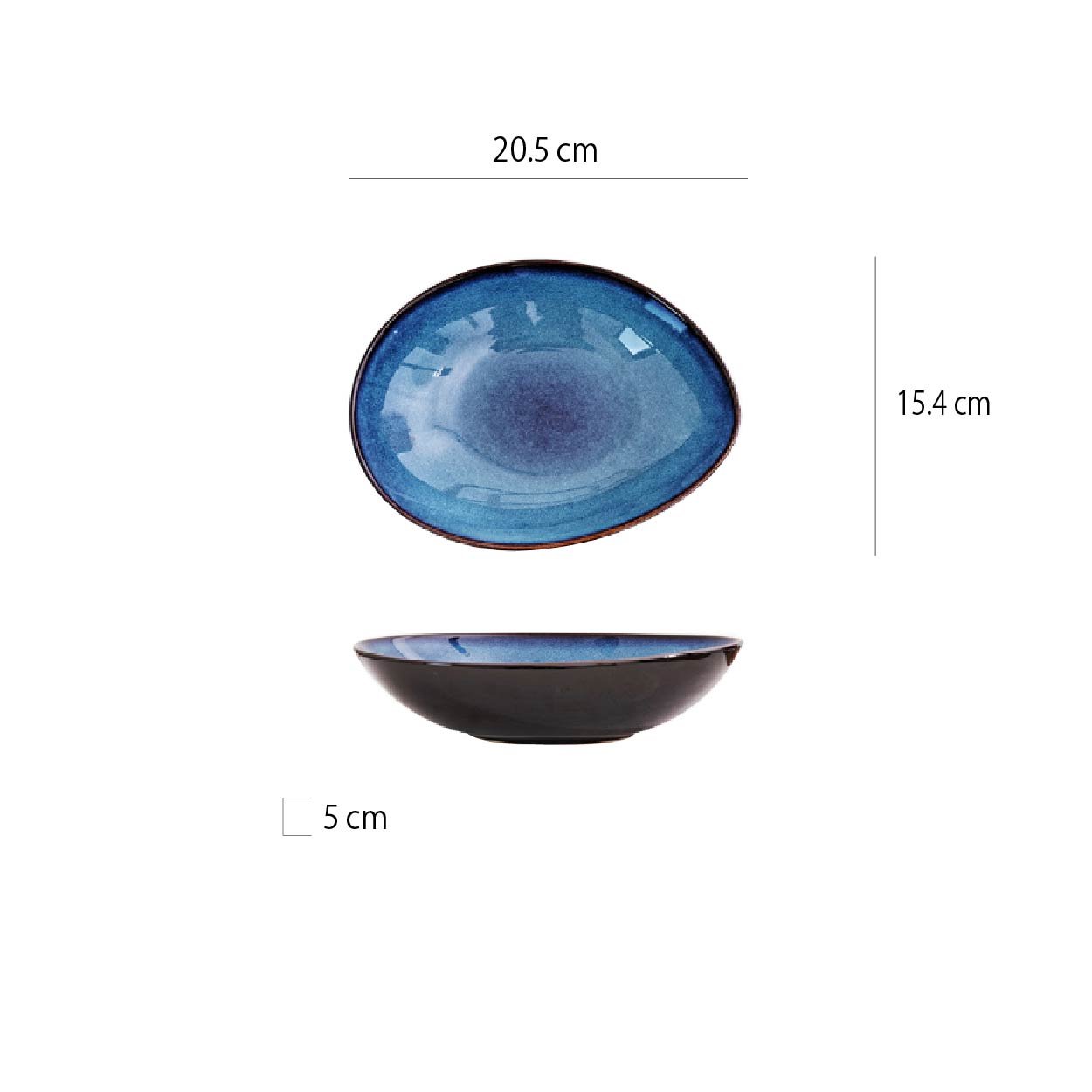 蛋型碗 | 5色 | 20.5cm 陶瓷 圓碗 - 好生活實驗所