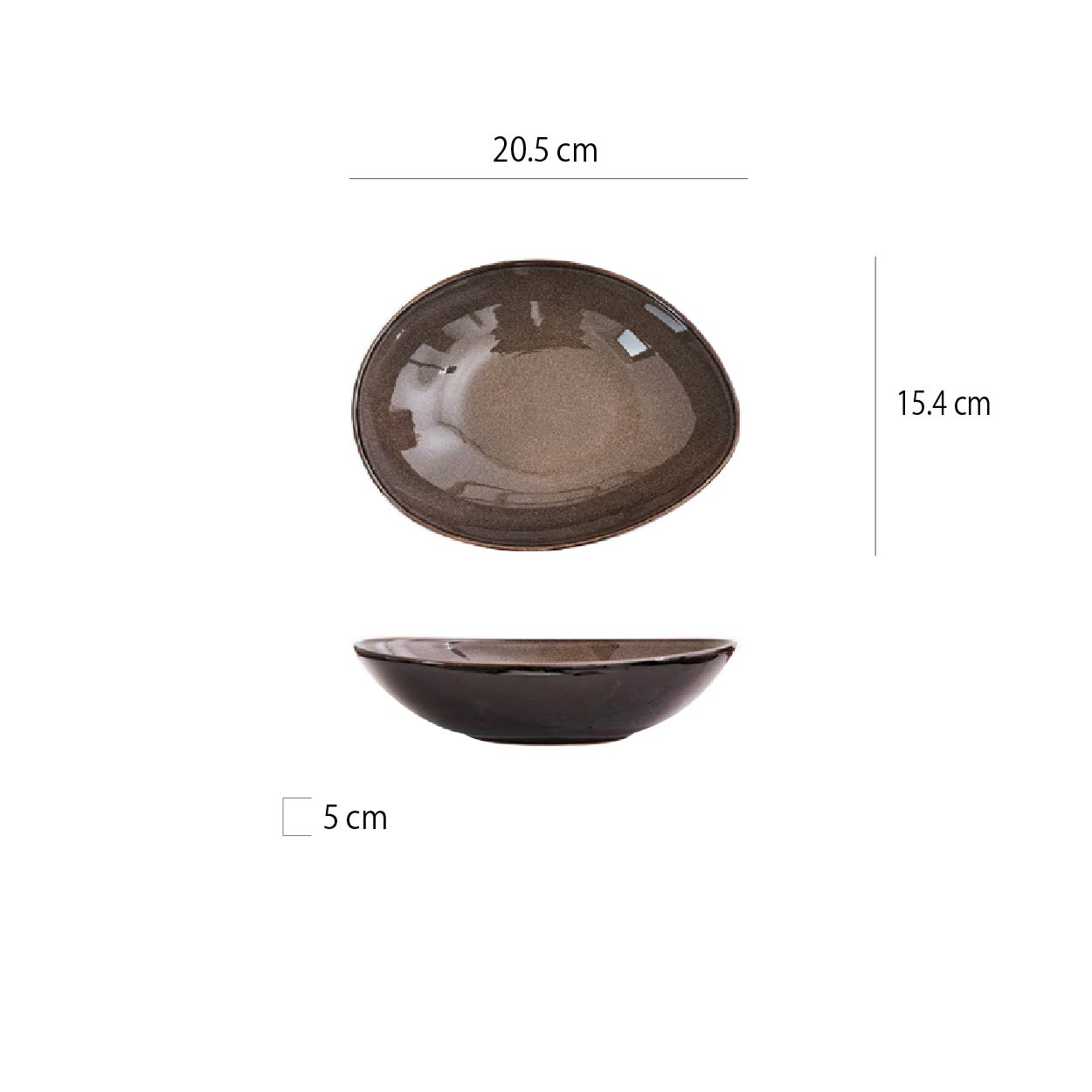 蛋型碗 | 5色 | 20.5cm 陶瓷 圓碗