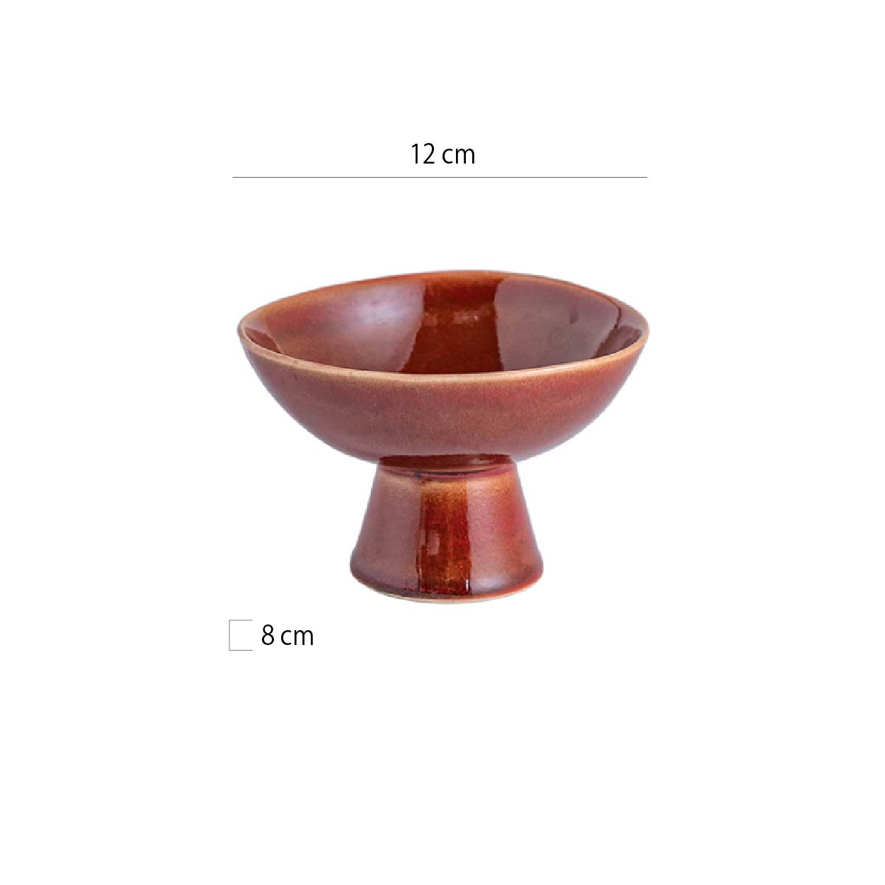 窯變釉高腳小圓缽 | 5色 | 12cm 陶瓷 高腳盤 - 好生活實驗所