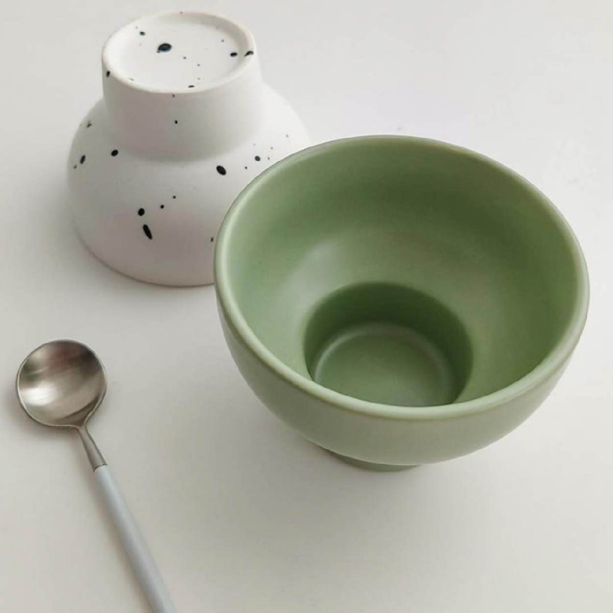 磨砂高腳甜點碗 | 2色 | 10cm 陶瓷 高腳碗 - 好生活實驗所