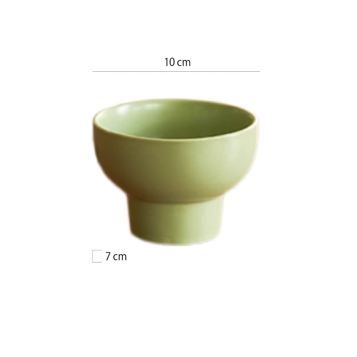 磨砂高腳甜點碗 | 2色 | 10cm 陶瓷 高腳碗 - 好生活實驗所