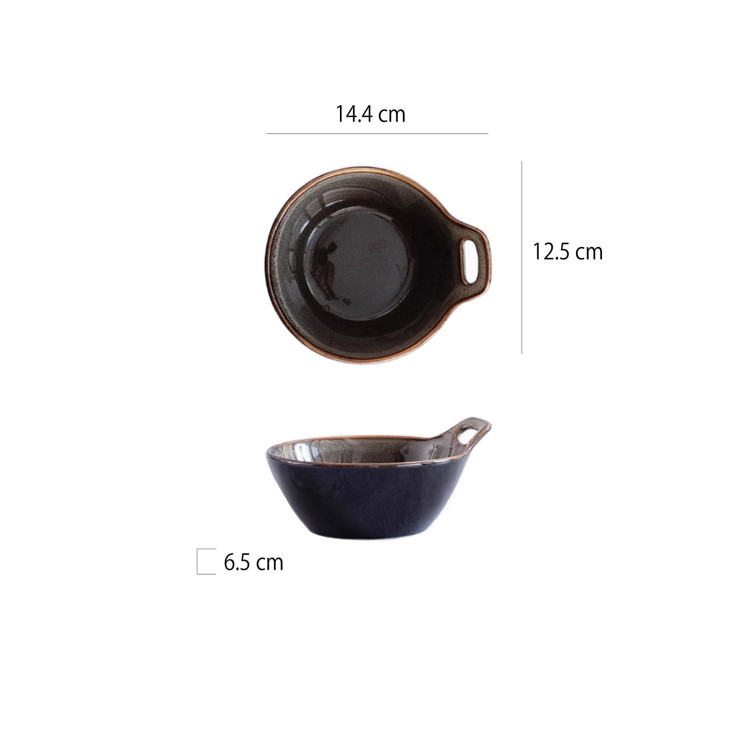 4.5吋窯變釉單柄碗 | 5色 | 14.4 cm 陶瓷 碗