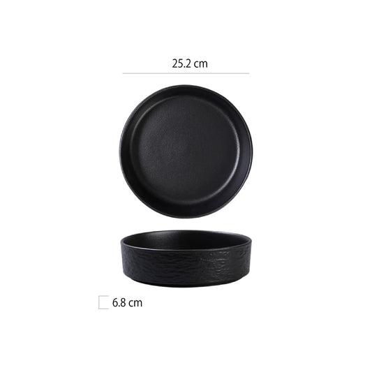 10吋直邊深碗 | 2色 | 25.2 cm 陶瓷 圓碗