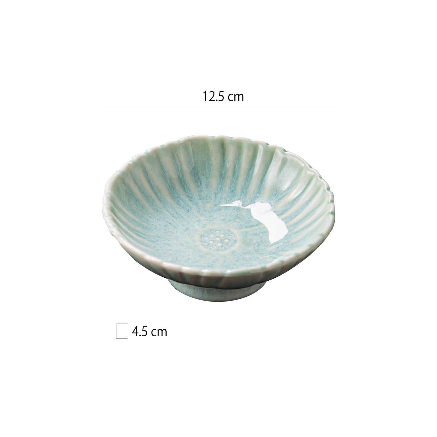 5吋花形高腳碗 | 7色 | 直徑 12.5 cm 陶瓷 碗