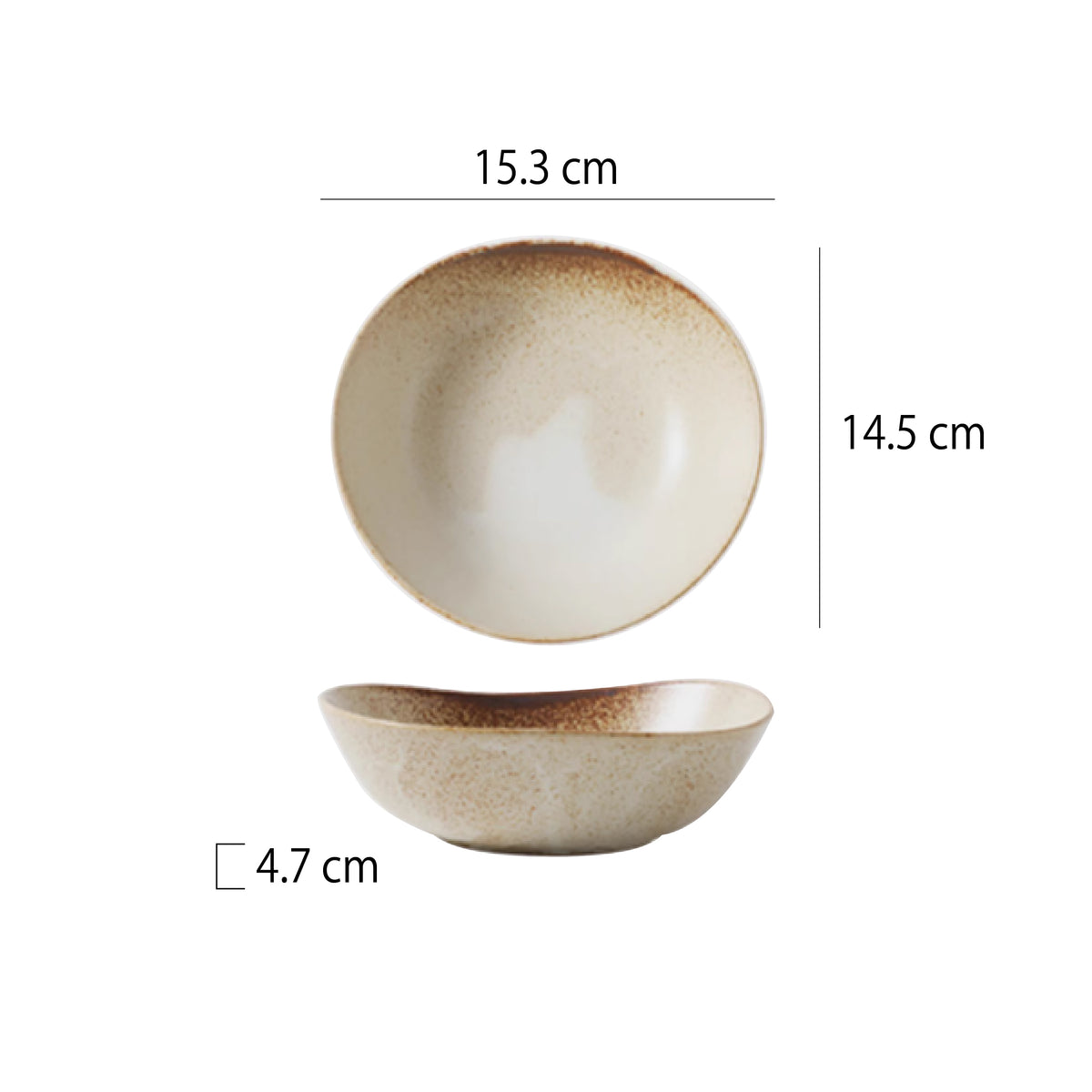 彩染陶瓷不規則亮光碟 | 3色 | 直徑11~19.4 cm 陶瓷 醬料碗 - 好生活實驗所