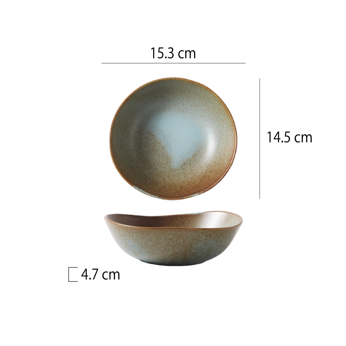 彩染陶瓷不規則亮光碟 | 3色 | 直徑11~19.4 cm 陶瓷 醬料碗 - 好生活實驗所