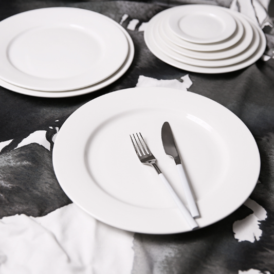 訂製強化白瓷盤_多款式可選