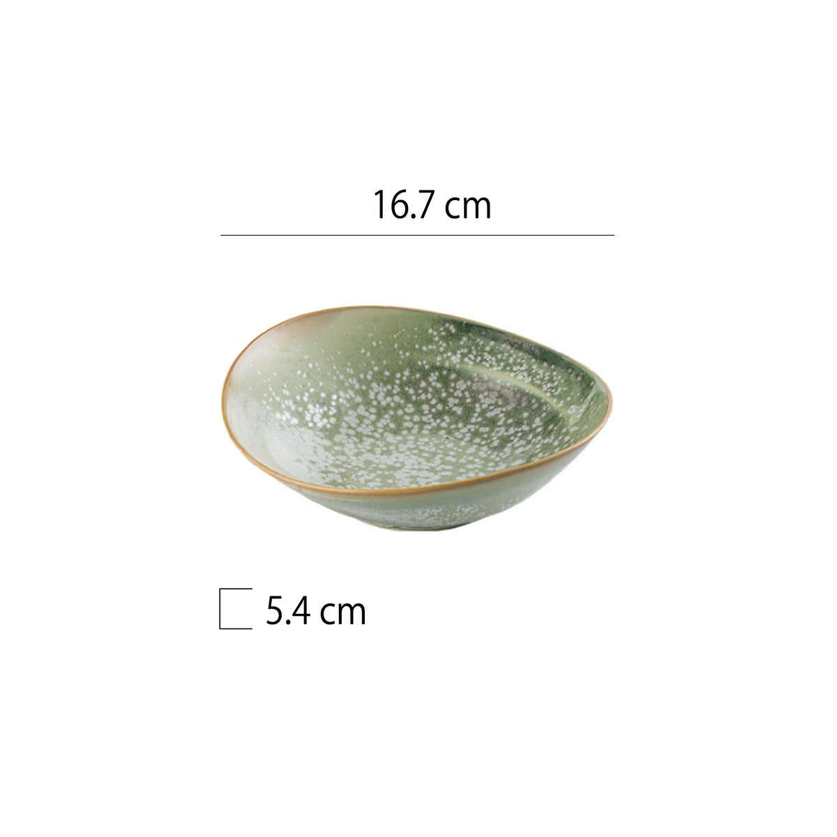 山野風異型深盤 | 8色 | 長 16.7 cm 陶瓷 異型深盤 - 好生活實驗所