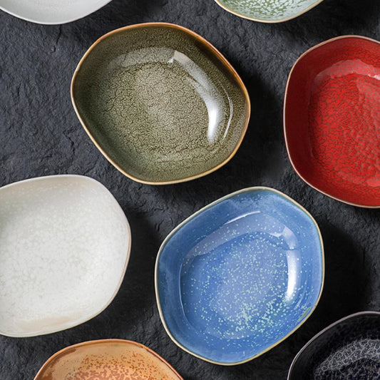 山野風異型深盤 | 8色 | 長 16.2 cm 陶瓷 異型深盤