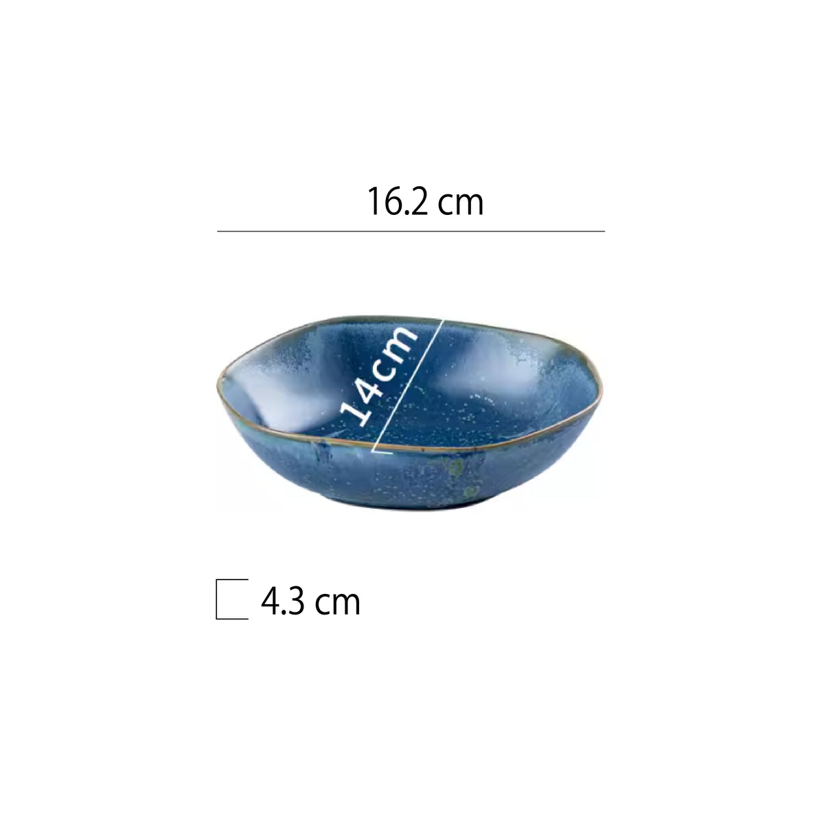 山野風異型深盤 | 8色 | 長 16.2 cm 陶瓷 異型深盤 - 好生活實驗所