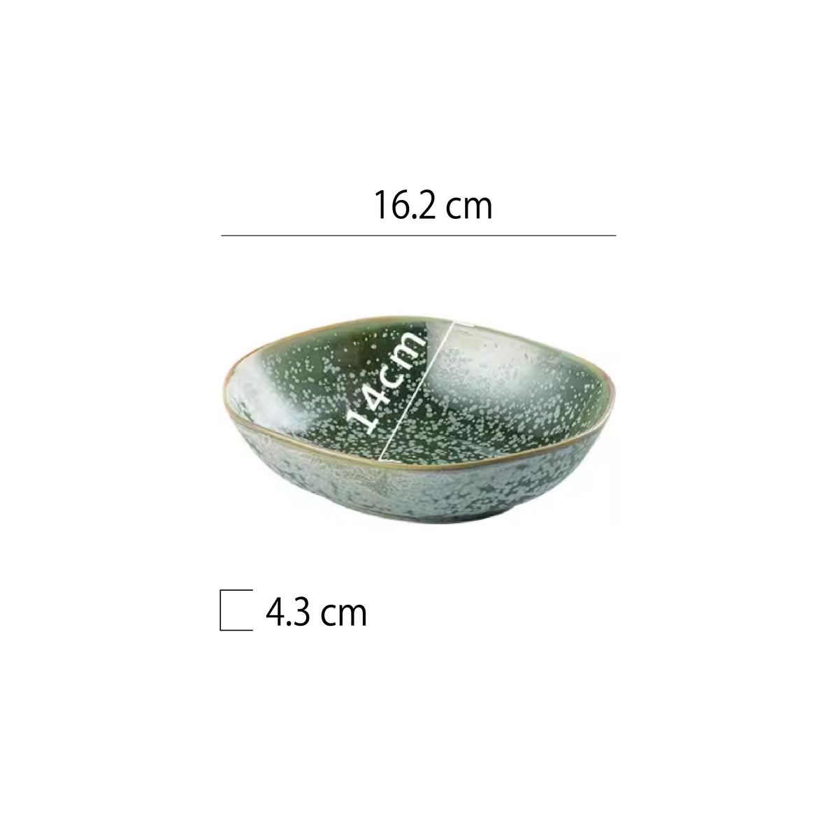 山野風異型深盤 | 8色 | 長 16.2 cm 陶瓷 異型深盤 - 好生活實驗所