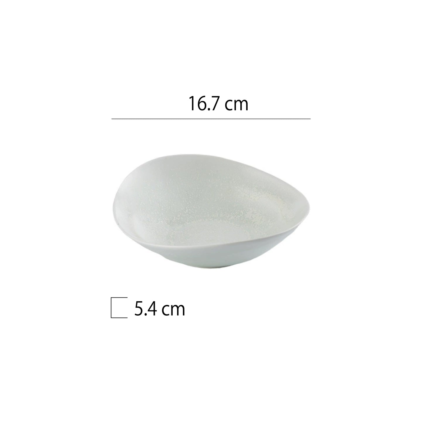 山野風異型深盤 | 8色 | 長 16.7 cm 陶瓷 異型深盤