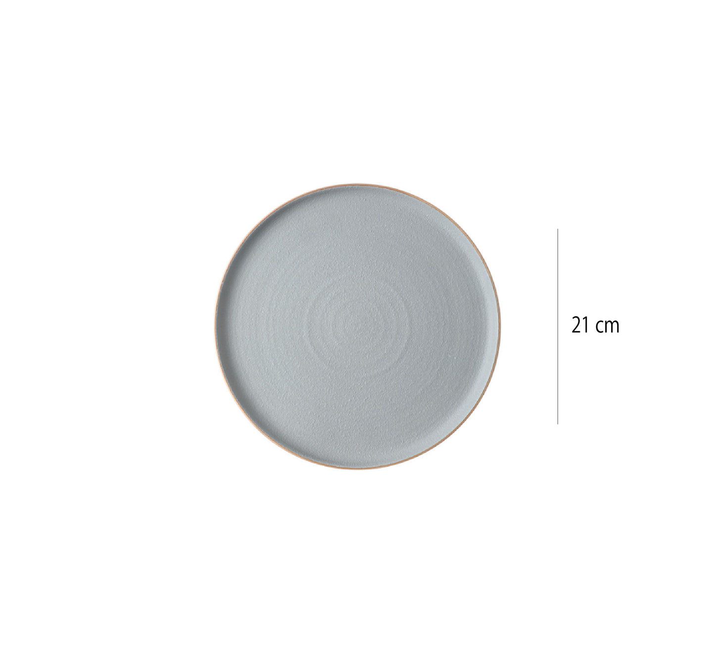 撞色淺盤 | 粉灰 | 21.1 cm 陶瓷 中淺盤 - 好生活實驗所