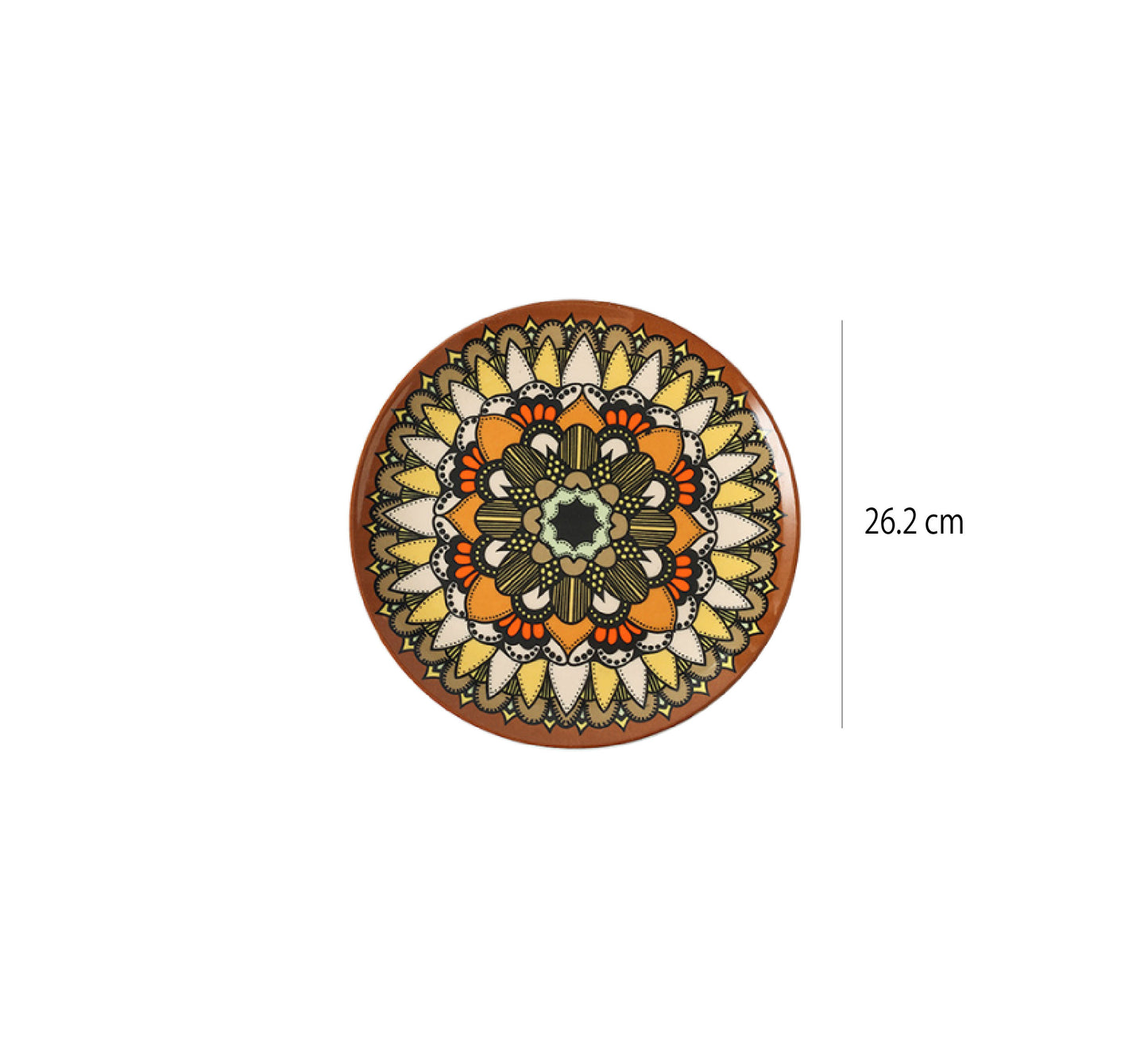 波希米亞花盤 | 羅馬綠 | 直徑26.2 cm 陶瓷 大淺盤 - 好生活實驗所