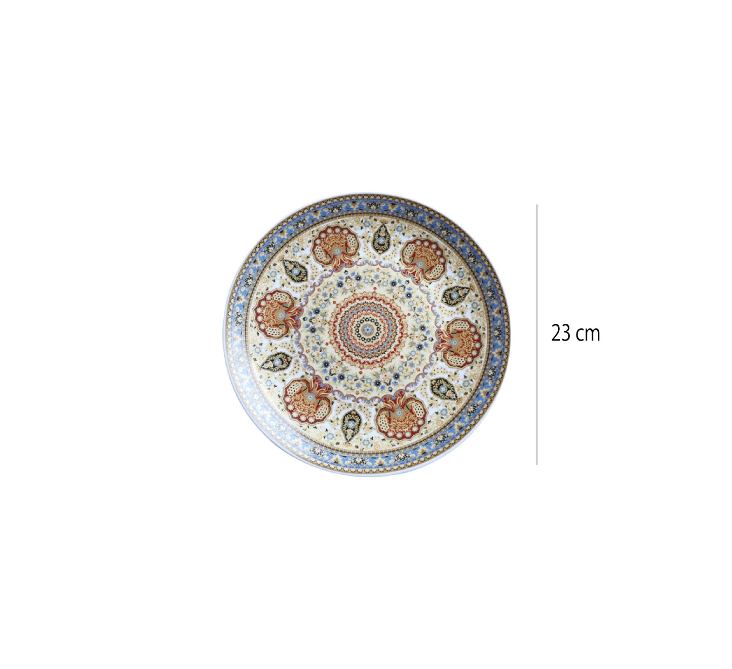 波希米亞花盤 | 碎滿花 | 直徑23 cm 陶瓷 中淺盤 - 好生活實驗所
