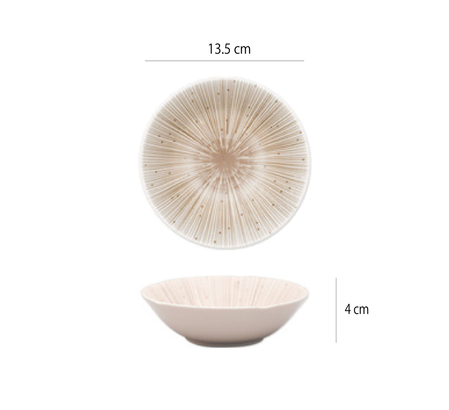 千段十草碗 | 白 | 直徑 13~20 cm 陶瓷 碗 - 好生活實驗所