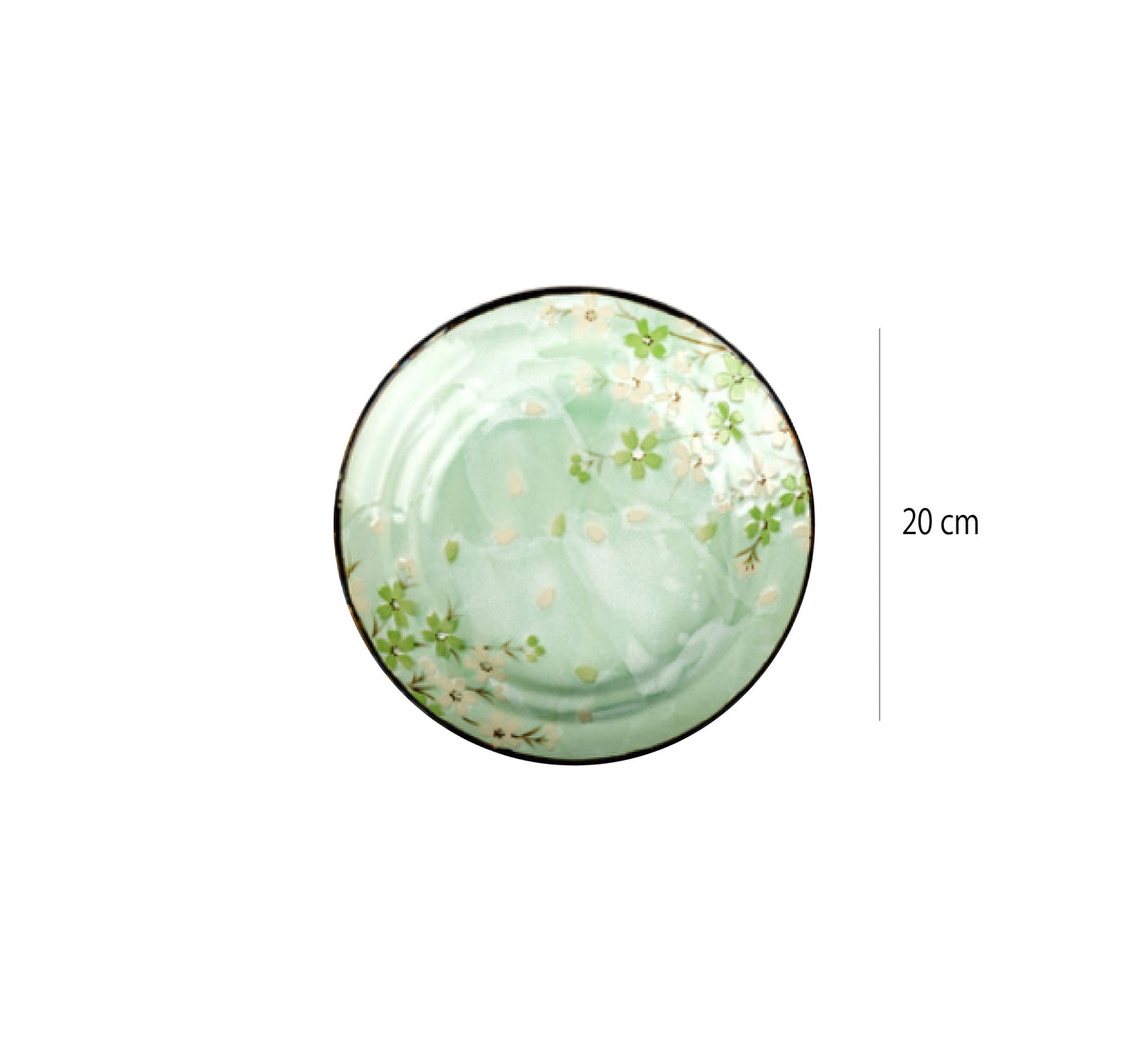 日本製古伊燒盤 | 秋櫻 | 直徑14.8~25.5 cm 陶瓷 圓深盤 - 好生活實驗所
