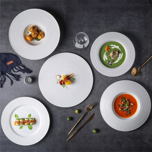 偉斯經典白盤 | 白 | 直徑 27~30.5 cm 陶瓷 平盤