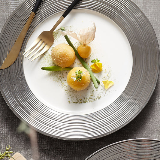 偉斯典雅銀盤 | 銀 | 直徑 27~30.5 cm 陶瓷 平盤