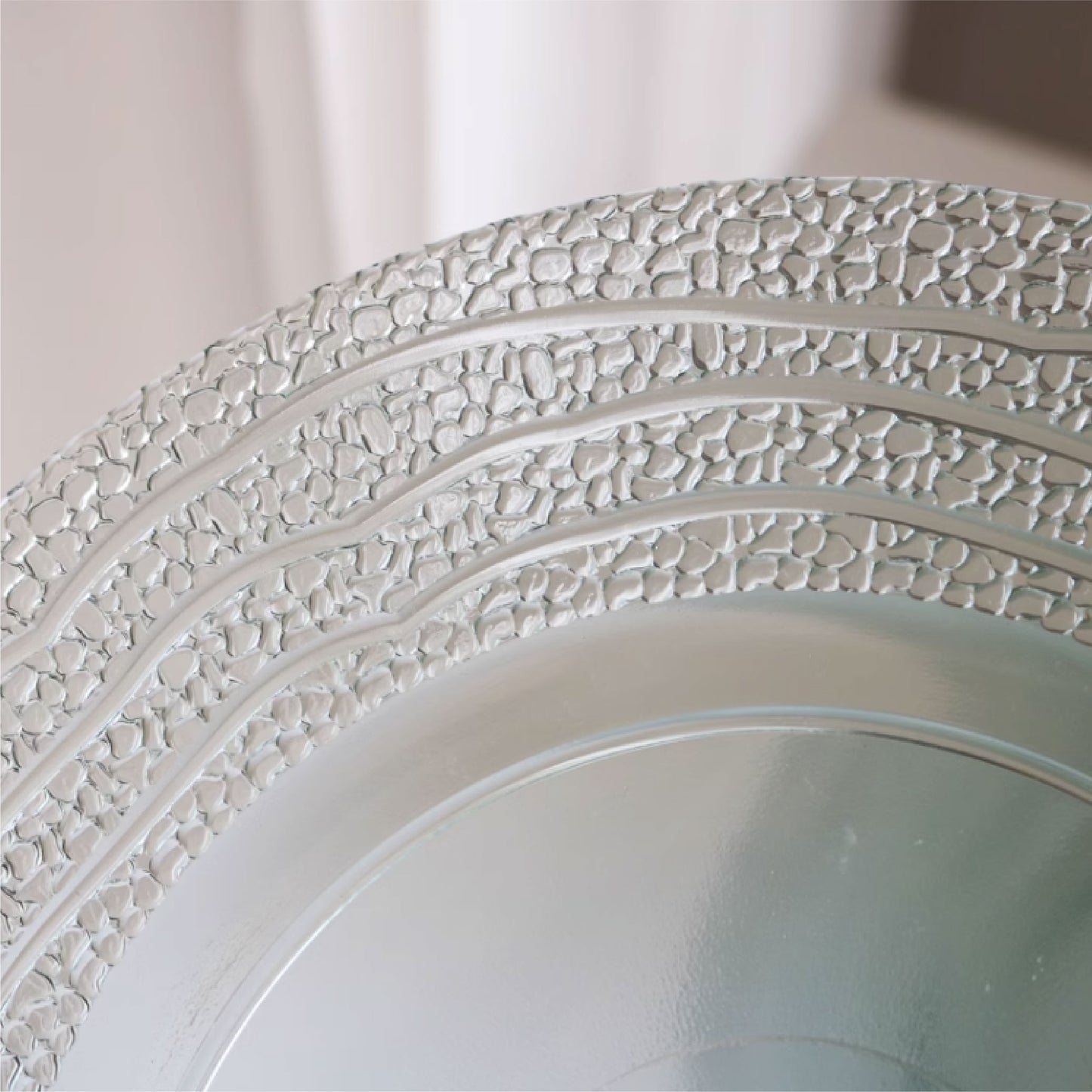 西班牙進口盤 | 地中海藍 | 直徑 32 cm 環保玻璃 大淺盤