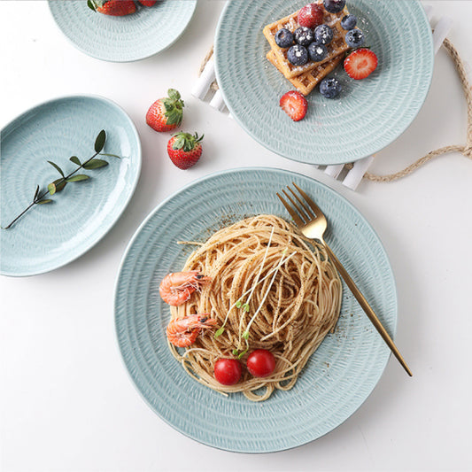 芬蘭系列盤 | 湖藍 | 直徑 15.2~21 cm 陶瓷 平盤