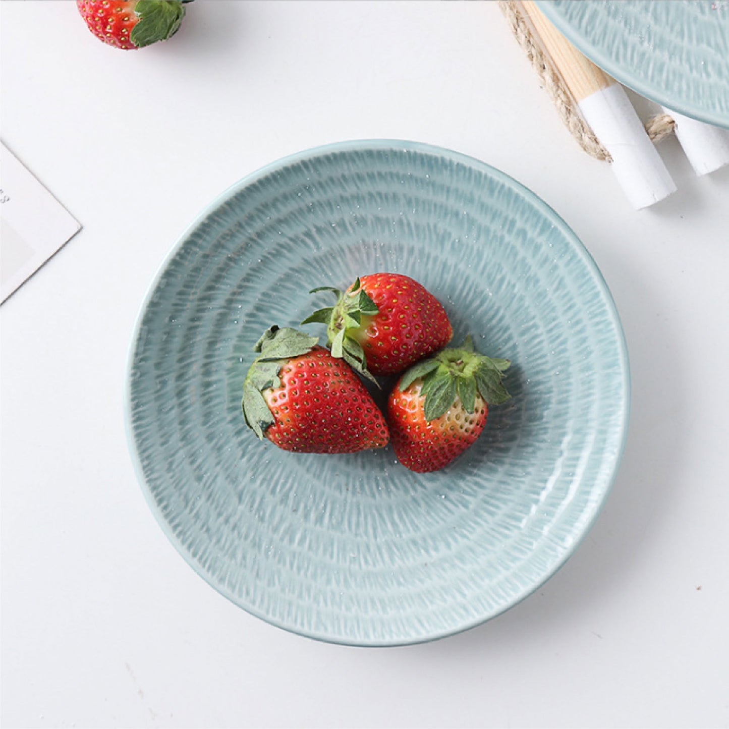 芬蘭系列盤 | 湖藍 | 長20.5 cm 陶瓷 橢圓盤