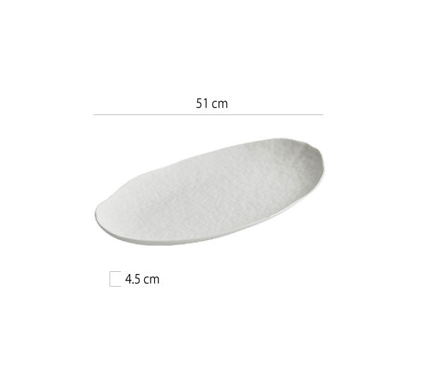 北斗星系列 | 白 | 直徑15.5~51 cm 陶瓷 橢圓大盤