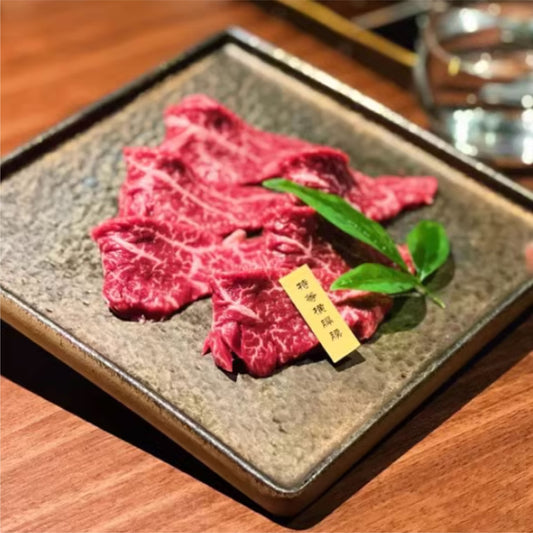 鎏金古樸垂紋方盤 | 金 | 25 cm 陶瓷 方形盤