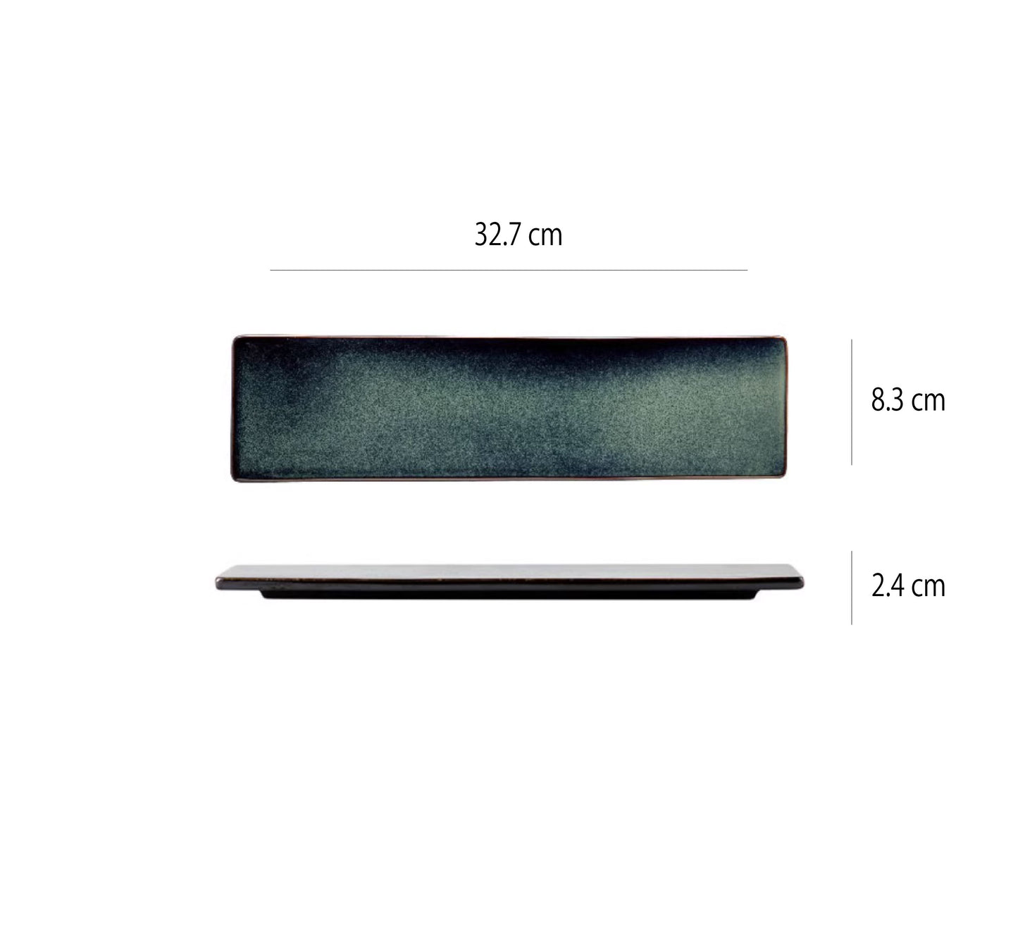 窯變釉晨曦長盤| 2色 | 32.7 cm 陶瓷 長條盤 - 好生活實驗所