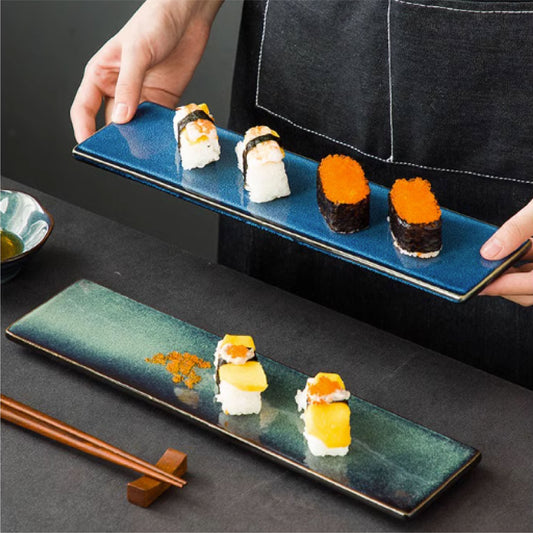 窯變釉晨曦長盤| 2色 | 32.7 cm 陶瓷 長條盤