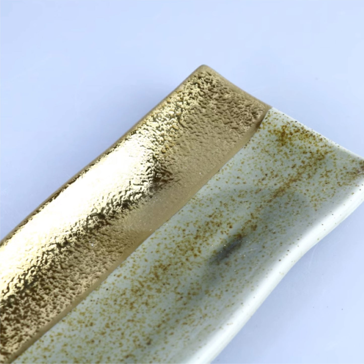 點石成金陶瓷長盤 | 金 | 33.5 cm 陶瓷 長條盤