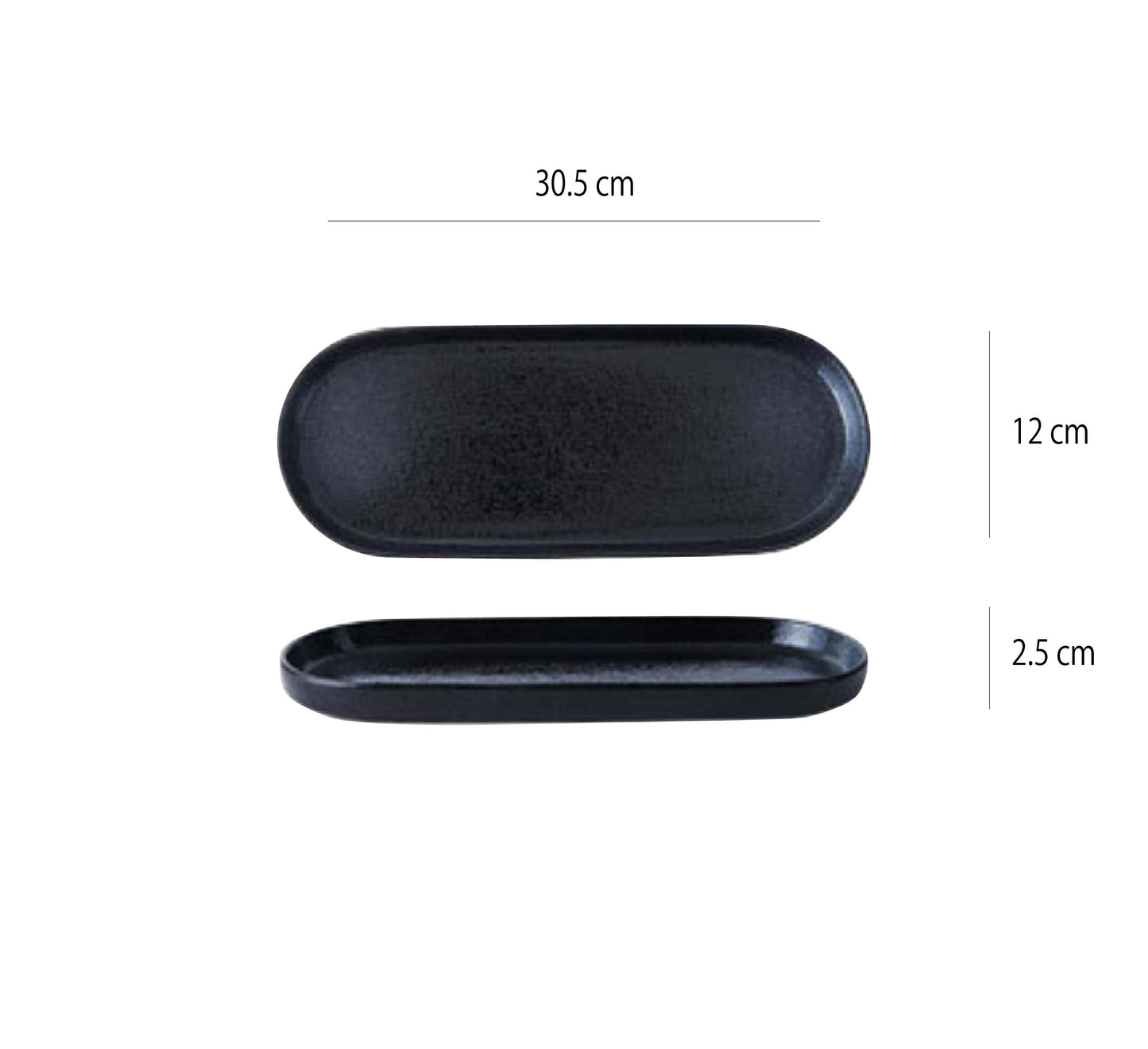 立邊橢圓長盤 | 4色 | 直徑26~30.5 cm 陶瓷 長盤