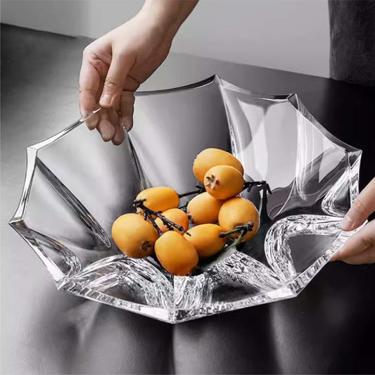 卡麗索水晶玻璃盤 | 透明 | 直徑29~35 cm 玻璃 盤